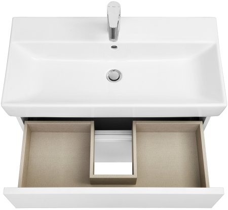 Тумба под раковину Roca Oleta 80 A857640501 подвесная Белая матовая 