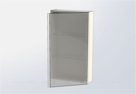 Зеркало-шкаф Aquanet Орлеан 50 белый 