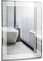 Зеркало Azario Спарта 60 ФР-00001412 с подсветкой с сенсорным выключателем