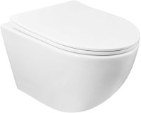 Унитаз Azario Grado AZ-0046 SP подвесной Белый с сиденьем Микролифт Унитаз Azario Grado AZ-0046 SP подвесной Белый с сиденьем Микролифт