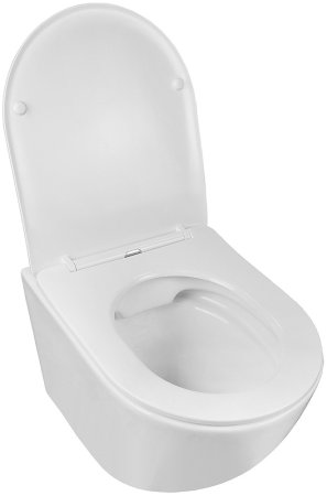 Унитаз Azario Grado AZ-0046 SP подвесной Белый с сиденьем Микролифт 
