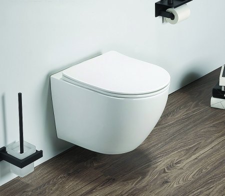 Унитаз Azario Grado AZ-0046 SP подвесной Белый с сиденьем Микролифт 