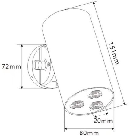 Верхний душ Bronze de Luxe Liberty 501BG Золото матовое 