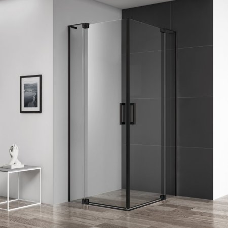 Душевой уголок Cezares Slider AH 2 70/80 80/90 C NERO 