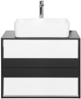 Тумба с раковиной Style Line Амстердам 70 ЛС-000010041 подвесная Белая матовая