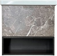 Тумба под раковину Style Line Мальта 60 ЛС-00002291 подвесная Рускеала