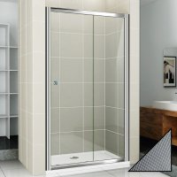 Душевая дверь в нишу Cezares Pratico BF1 100 P Cr + трап в подарок
