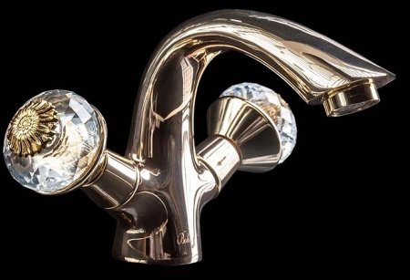 Смеситель для раковины Boheme Flora 291-FL Золото 