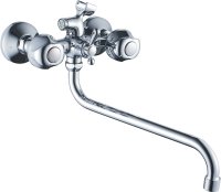 Смеситель двуручковый для ванны HAIBA HB2226 хром