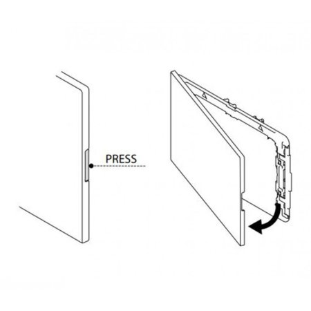 Кнопка смыва Oli Glam 139185 хром 