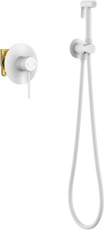 Гигиенический душ со смесителем TIMO Saona 2389/16SM, белый 