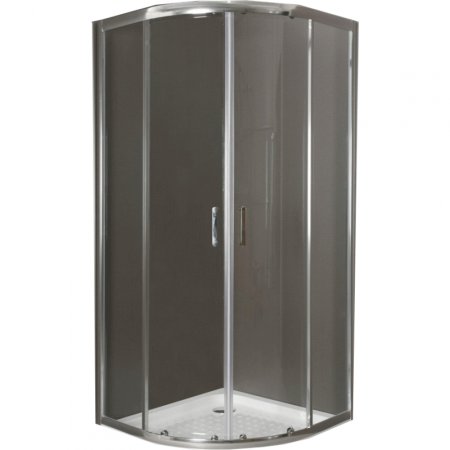 Душевой уголок BelBagno UNO-195-R-2-80-C-Cr 80х80 профиль Хром стекло прозрачное 