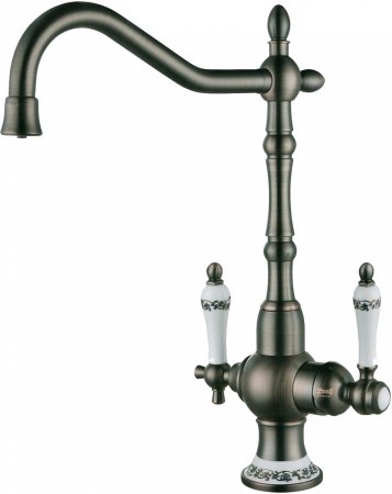 Смеситель для кухонной мойки Zorg Sanitary ZR 336 YF-50 antique 