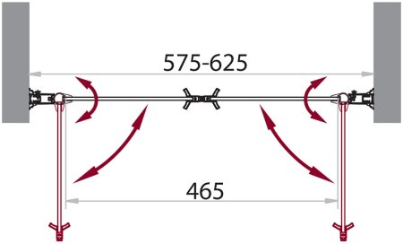 Душевая дверь BelBagno Sela 60 SELA-B-2-60-P-Cr профиль Хром стекло рифленое 