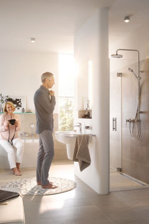 Смеситель Kludi Pure&Solid 342900575 для раковины, с донным клапаном 