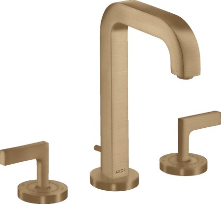 Смеситель Axor Citterio 39135140 для раковины, шлифованная бронза 