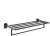 Полка для полотенец Rose RG1608H, черный 
