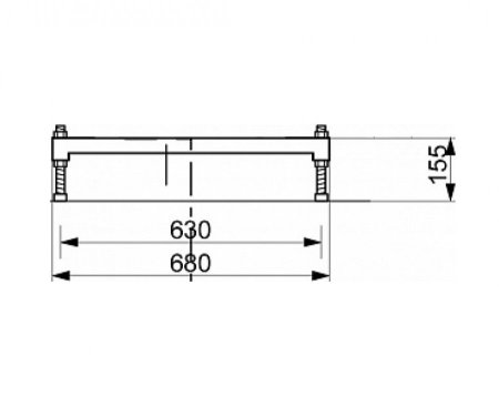 Подставка с регулируемыми опорами Эстет 