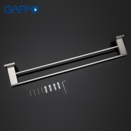 Полотенцедержатель Gappo G17 G1709 двойной Сатин 