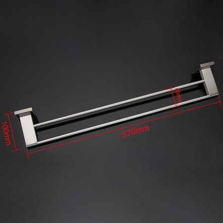 Полотенцедержатель Gappo G17 G1709 двойной Сатин 