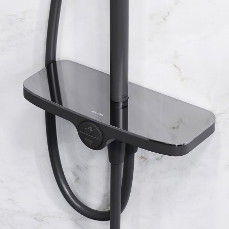 Душевая система AM.PM Like F0780222 Черная матовая 