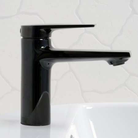 Смеситель WasserKRAFT Glan 6603 для раковины, черный глянец 