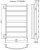 Водяной полотенцесушитель Terminus Атланта+ П7 500х800 4630080267640 Хром 