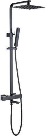 Душевая система Allen Brau Infinity 5.21029-31 Черная матовая 