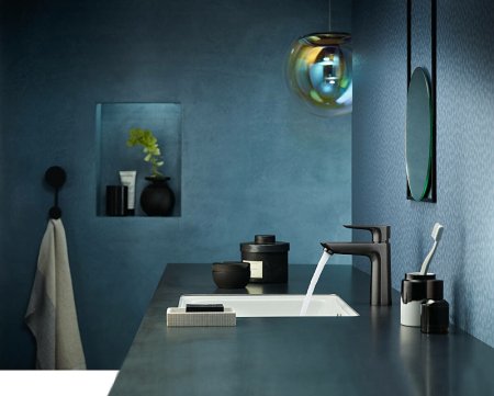 Смеситель для раковины Hansgrohe Talis E 71710670 Черный матовый 