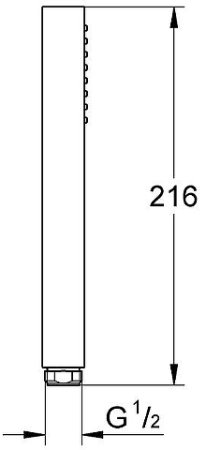 Ручной душ Grohe Euphoria Cube 27698000 Хром 