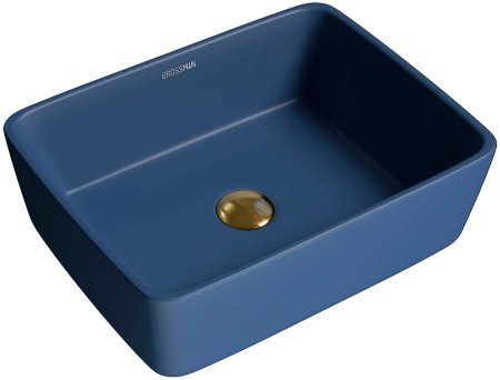 Раковина-чаша Grossman Color 48 GR-3016BLM Синяя матовая 