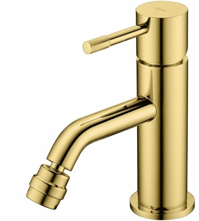 Смеситель для биде Boheme Uno 466-G Золото 