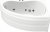Акриловая ванна Bas Алегра 150 см R с г/м + средство 