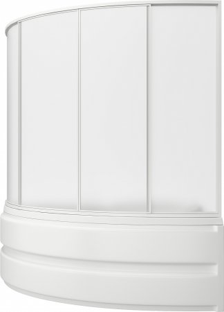 Акриловая ванна Bas Алегра 150 см R с г/м + средство 