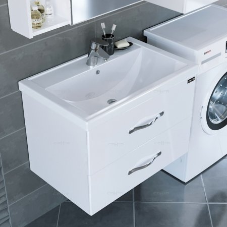 Тумба Санта Виктория 70 подвесная с умывальником Фостер 70 