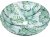Раковина-чаша Bronze de Luxe 40 3008 Белая Зеленая 