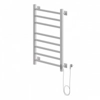 Полотенцесушитель Ника STEP-2 80/50 RAL9016 электрич.кабельны, белый матовый правый тэн