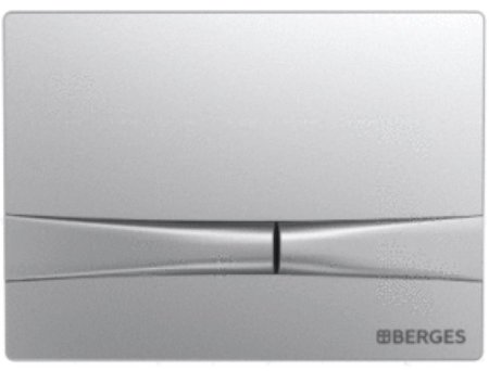 Инсталляция Berges Novum F2 040252 для унитаза с клавишей смыва Хром матовый 