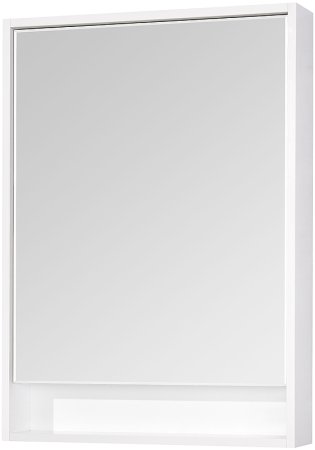 Зеркальный шкаф Aquaton Капри 60 1A230302KP010 с подсветкой Белый глянцевый 