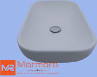 Раковина накладная из литьевого мрамора Marmaro Торонто 60х36 см.