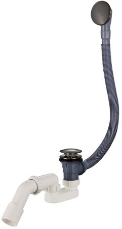 Слив-перелив (автомат, 60 см.) Raglo R600.31.09, графит 