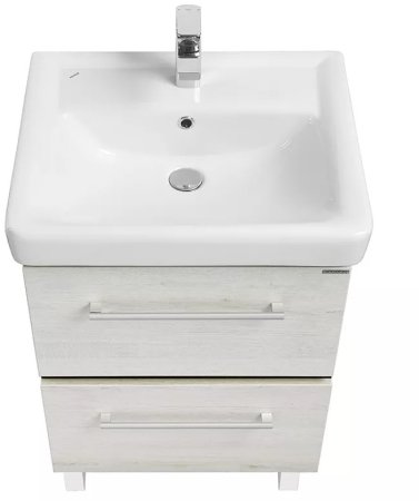 Тумба под раковину Aquaton Ронда 60 1A205001RSC20 Дуб сомерсет Венге 