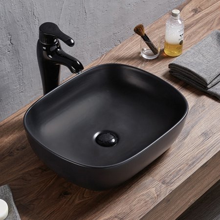 Раковина-чаша Melana 49 MLN-A419-CBK-M Черная матовая 