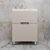 Тумба напольная Style Line "Матис 70" под ASTI 70 (2 ящика), КРЕМ, ЭМАЛЬ