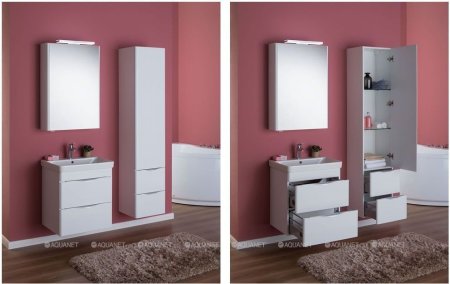 Зеркало-шкаф Aquanet Орлеан 60 белый 