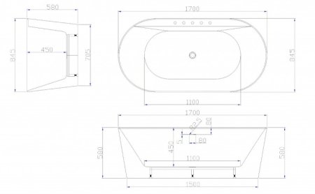 Акриловая ванна Esbano Vigo-SM ESVAVIGOSM 