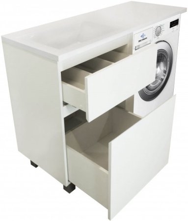 Тумба с раковиной Эстет Dallas Luxe 115 напольная, 2 ящика, L 