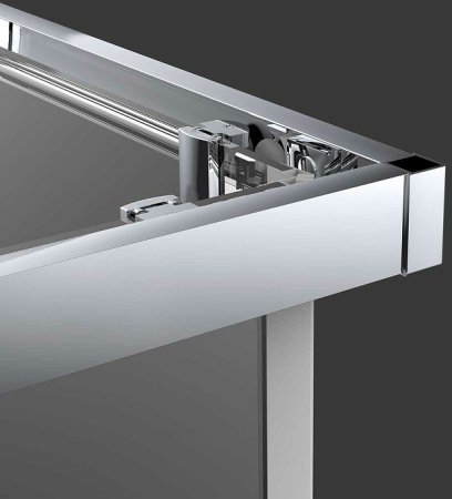 Душевой уголок Vincea Alpha 90x90 VSS-3AL900CL профиль Хром стекло прозрачное 