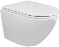 Унитаз Azario Grado AZ-0046N подвесной Белый с сиденьем Микролифт Унитаз Azario Grado AZ-0046N подвесной Белый с сиденьем Микролифт