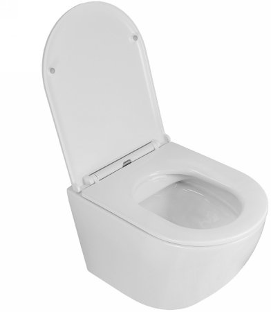 Унитаз Azario Grado AZ-0046N подвесной Белый с сиденьем Микролифт 